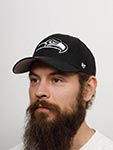 Бейсболка 47 BRAND арт. F-MVP28WBV-BK Seattle Seahawks NFL (черный)